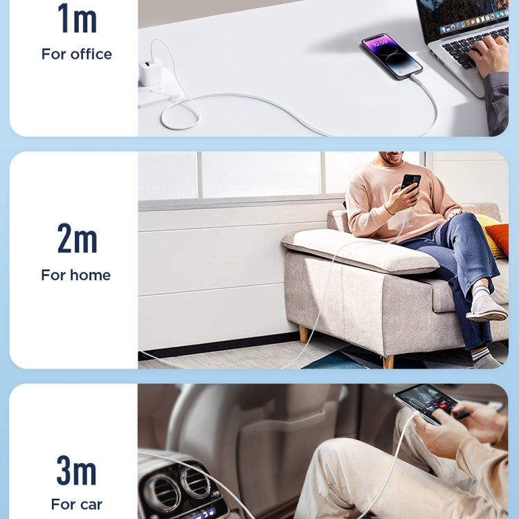 JOYROOM SA26-CL3 閃充系列 30W USB-C / Type-C 轉 8 Pin 快充數據線，1米