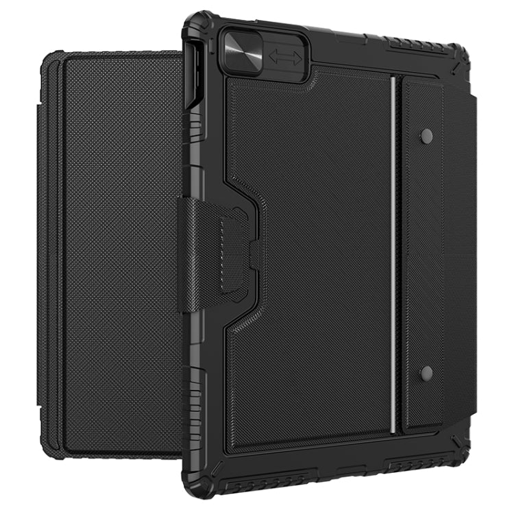 Nillkin 防撞組合背光鍵盤保護套，適用於 iPad Pro 13 2024、iPad Pro 11 2024、iPad Pro 12.9 2020/2021/2022、iPad Air 2020 10.9 / Air 2022 10.9 / Pro 11、iPad 第十代 10.9 吋 2022、iPad 10.2 2019/2020/2021