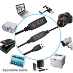 USB 3.0公轉母超高速延長線，5米，10米