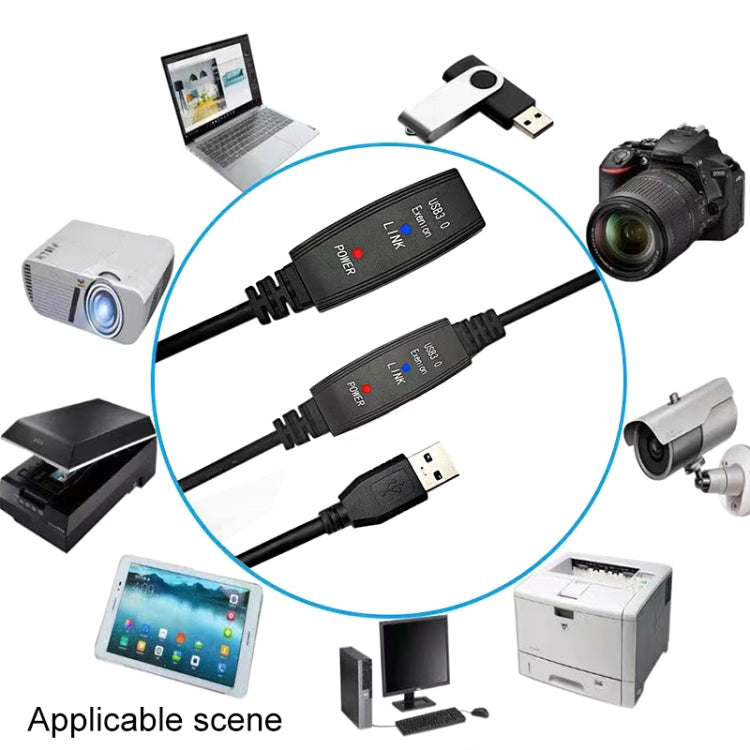 USB 3.0公轉母超高速延長線，5米，10米