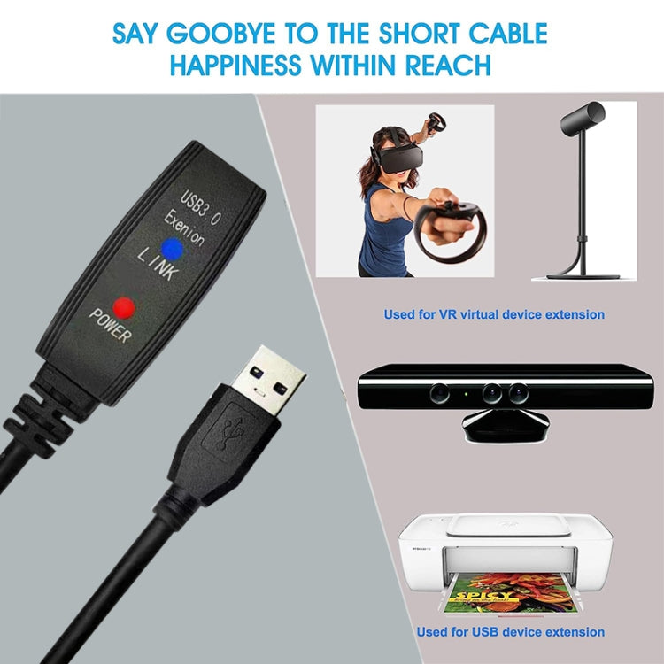 USB 3.0公轉母超高速延長線，5米，10米