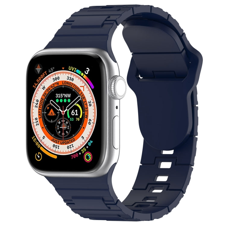方形扣甲式矽膠錶帶，適用於 Apple Watch 3 42mm，Apple Watch 2 42mm，Apple Watch 2 38mm