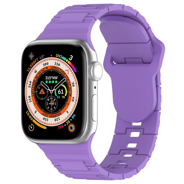 方形扣甲式矽膠錶帶，適用於 Apple Watch 3 42mm，Apple Watch 2 42mm，Apple Watch 2 38mm