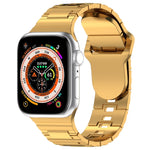 方形扣甲式矽膠錶帶，適用於 Apple Watch 3 42mm，Apple Watch 2 42mm，Apple Watch 2 38mm