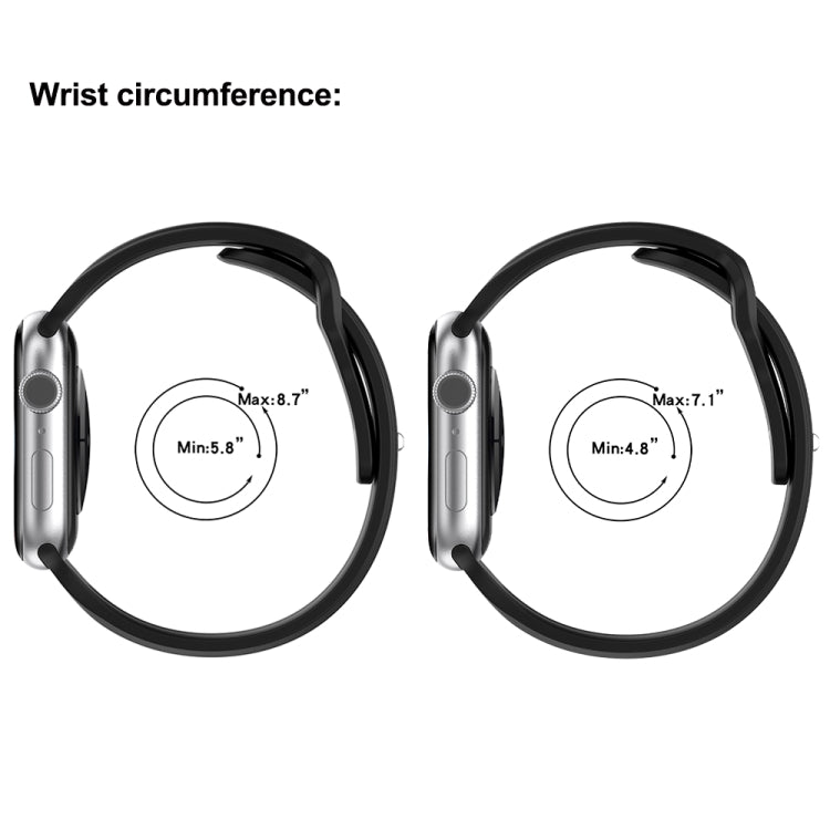 方形扣甲式矽膠錶帶，適用於 Apple Watch 3 42mm，Apple Watch 2 42mm，Apple Watch 2 38mm