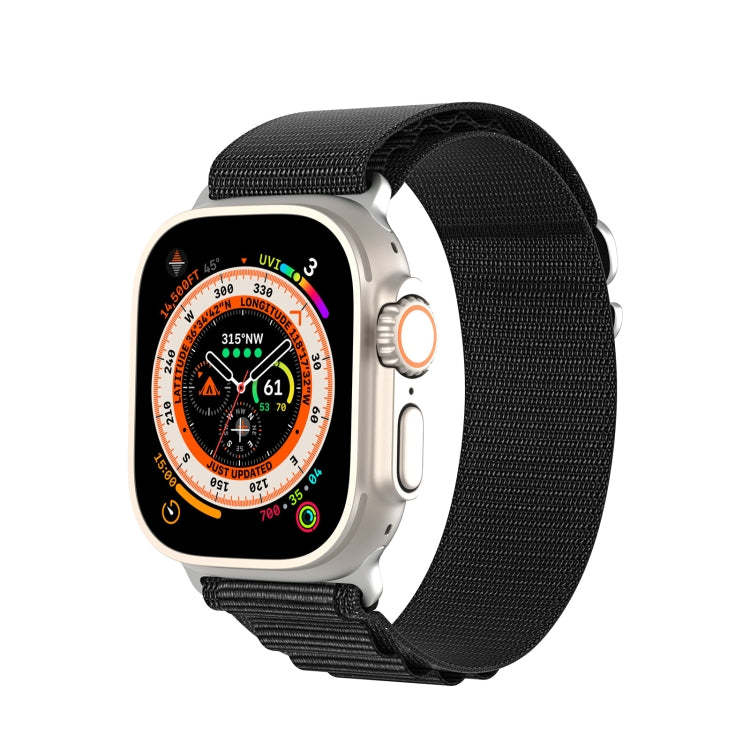 DUX DUCIS GS系列尼龍環錶帶，適用於Apple Watch Ultra 49mm、Apple Watch SE 2023 44mm、Apple Watch SE 2023 40mm、Apple Watch Ultra 2 49mm、Apple Watch SE 2022 40mm、Apple Watch Series 9 45mm、Apple Watch Series 9 41mm