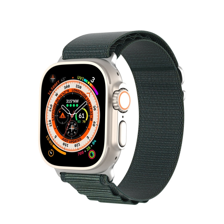 DUX DUCIS GS系列尼龍環錶帶，適用於Apple Watch Ultra 49mm、Apple Watch SE 2023 44mm、Apple Watch SE 2023 40mm、Apple Watch Ultra 2 49mm、Apple Watch SE 2022 40mm、Apple Watch Series 9 45mm、Apple Watch Series 9 41mm