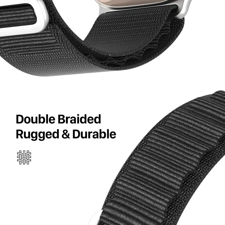 DUX DUCIS GS 系列尼龍環錶帶，適用於 Apple Watch Series 7 45mm、Apple Watch Series 6 40mm、Apple Watch Series 6 44mm、Apple Watch Series 5 44mm、Apple Watch Series 5 40mm、Apple Watch Series 4 44mm、Apple Watch 42mm