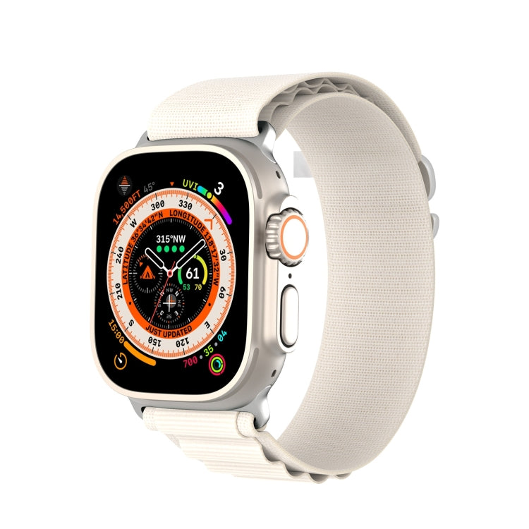DUX DUCIS GS系列尼龍環錶帶，適用於Apple Watch Ultra 49mm、Apple Watch SE 2023 44mm、Apple Watch SE 2023 40mm、Apple Watch Ultra 2 49mm、Apple Watch SE 2022 40mm、Apple Watch Series 9 45mm、Apple Watch Series 9 41mm