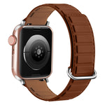 反扣磁性矽膠錶帶，適用於 Apple Watch Series 7 41mm，適用於 Apple Watch Series 7 45mm，適用於 Apple Watch SE 40mm