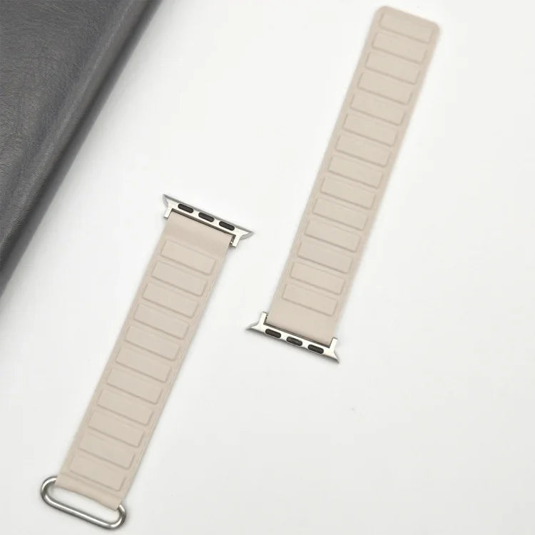 反扣磁吸矽膠錶帶，適用於Apple Watch 38mm