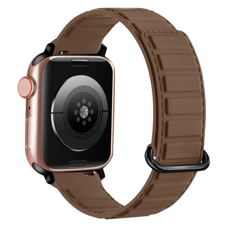 反扣磁吸矽膠錶帶，適用於Apple Watch 38mm