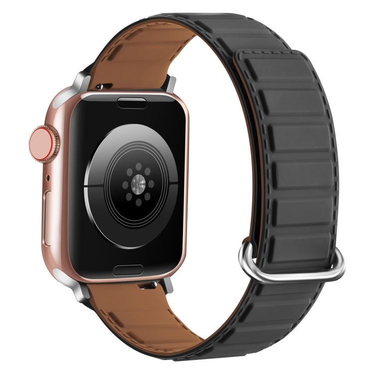 反扣磁性矽膠錶帶，適用於 Apple Watch Series 2 42mm，適用於 Apple Watch Series 2 38mm，適用於 Apple Watch 42mm