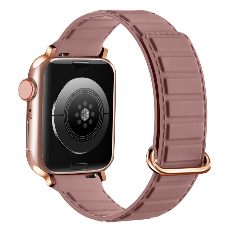反扣磁性矽膠錶帶，適用於 Apple Watch SE 2023 40mm，適用於 Apple Watch Ultra 2 49mm，適用於 Apple Watch Series 9 45mm