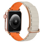 反扣磁性矽膠錶帶，適用於 Apple Watch Series 10 46mm，Apple Watch Series 10 42mm，Apple Watch SE 2023 44mm