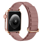 反扣磁性矽膠錶帶，適用於 Apple Watch Series 10 46mm，Apple Watch Series 10 42mm，Apple Watch SE 2023 44mm