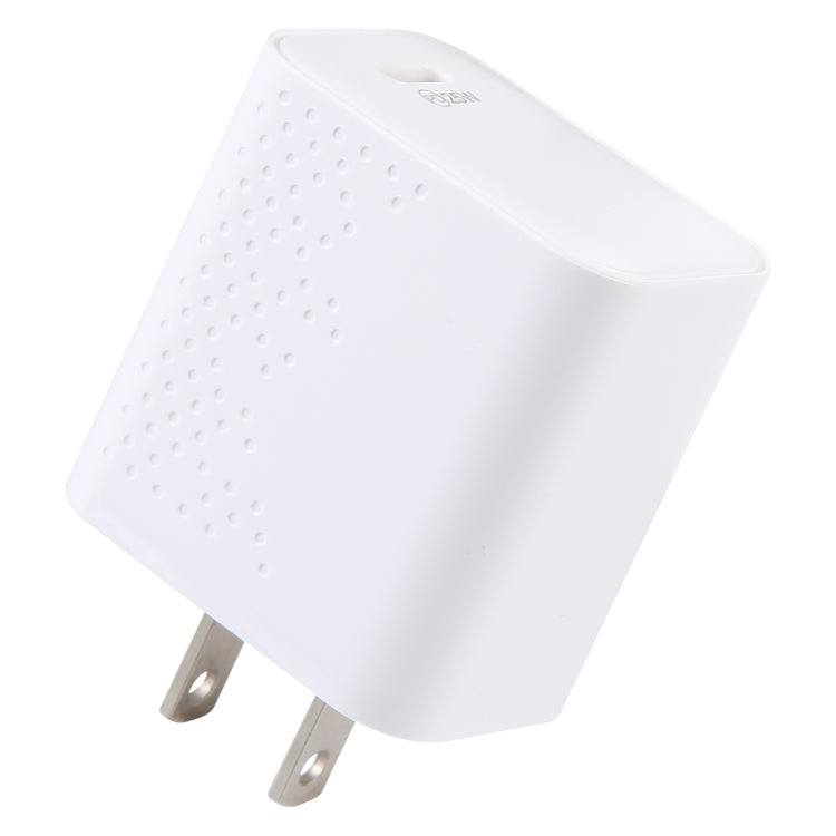 LZ-105PD 25W USB-C / Type-C 埠點狀圖案旅行充電器，美規插頭，歐規插頭