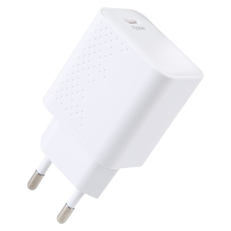 LZ-105PD 25W USB-C / Type-C 埠點狀圖案旅行充電器，美規插頭，歐規插頭