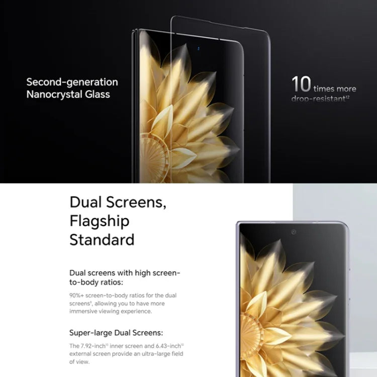 Honor Magic V2 Ultimate 5G，7.92 吋 + 6.43 吋 MagicOS 7.2 Snapdragon 8 Gen2 八核心最高 3.36GHz，網絡：5G，OTG，不支援 Google Play，16GB+1TB