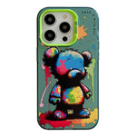 Animal Pattern Oil Painting Series PC + TPU Phone Case, For iPhone 13 Pro Max