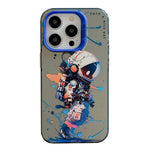 動物圖案油畫系列PC + TPU手機殼，適用於iPhone 16 Pro