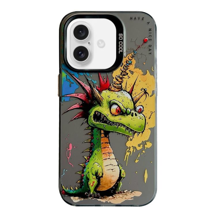 動物圖案油畫系列PC + TPU手機殼，適用於iPhone Air