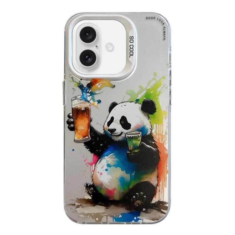 動物圖案油畫系列PC + TPU手機殼，適用於iPhone Air