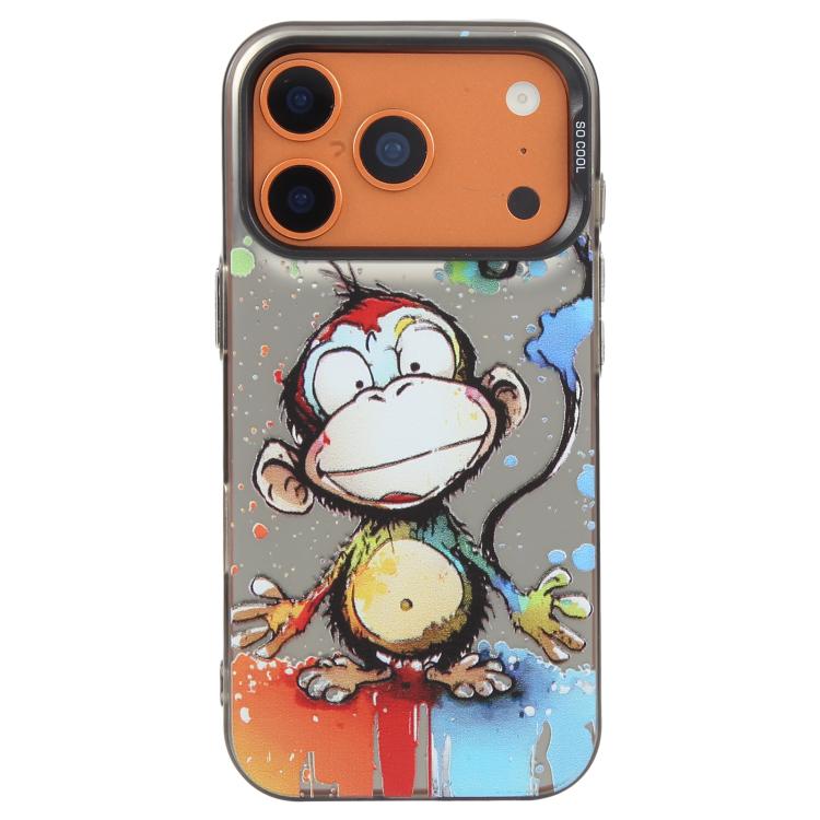 動物圖案油畫系列PC + TPU手機殼，適用於iPhone 17 Pro