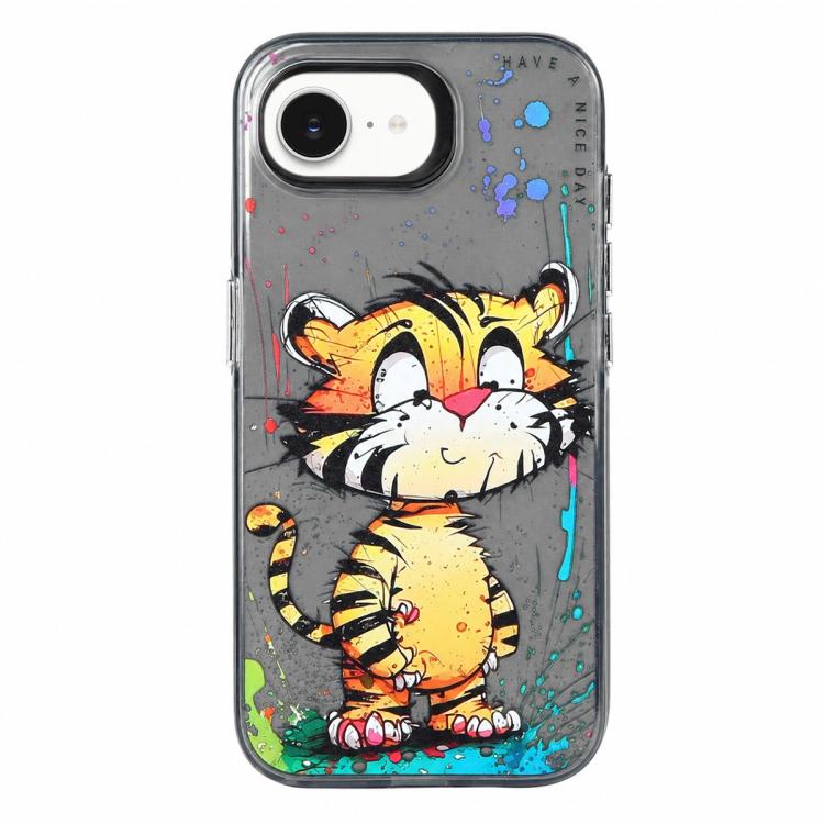動物圖案油畫系列PC + TPU手機殼，適用於iPhone 17 Pro Max