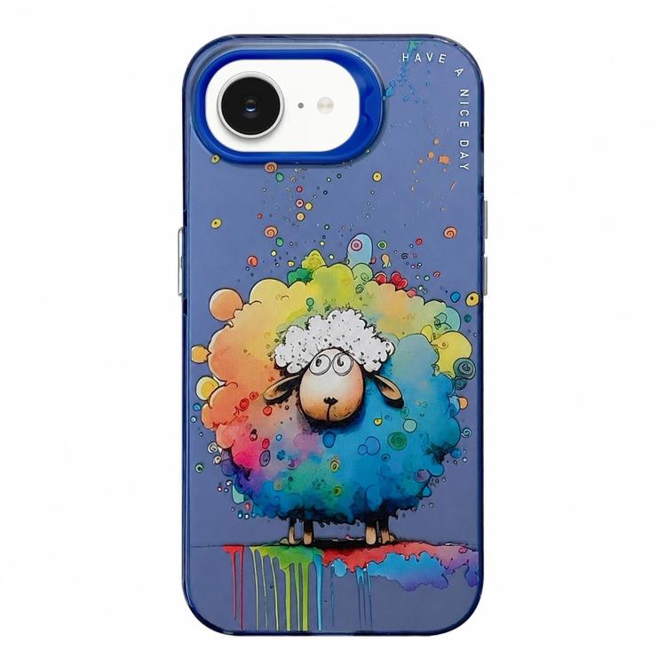 動物圖案油畫系列PC + TPU手機殼，適用於iPhone 17 Pro Max