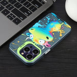 動物圖案油畫系列PC + TPU手機殼，適用於iPhone 16 Pro