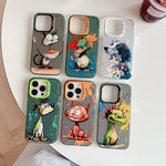 Animal Pattern Oil Painting Series PC + TPU Phone Case, For iPhone 17