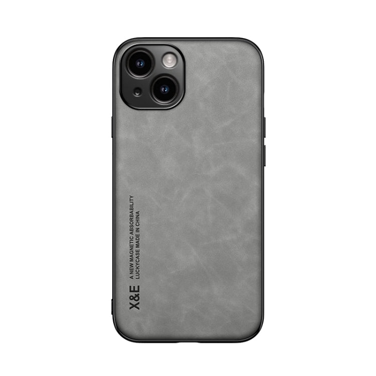 皮膚觸感磁吸皮革背蓋手機殼，適用於iPhone 14、iPhone 14 Pro、iPhone 14 Pro Max