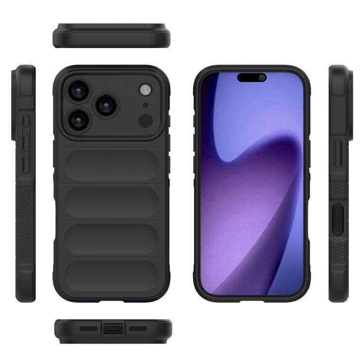魔法盾TPU + 法蘭絨手機殼，適用於iPhone 17e / 16e、iPhone 17 Pro Max、iPhone 17 Pro、iPhone 17