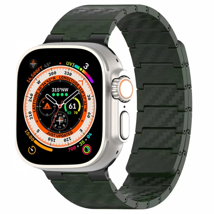 碳纖維磁吸環錶帶，適用於 Apple Watch Series 10 46mm，適用於 Apple Watch Series 10 42mm，適用於 Apple Watch SE 2023 44mm，適用於 Apple Watch SE 2023 40mm，適用於 Apple Watch Ultra 2 49mm，適用於 Apple Watch Series 9 45mm，適用於 Apple Watch Series 9 41mm