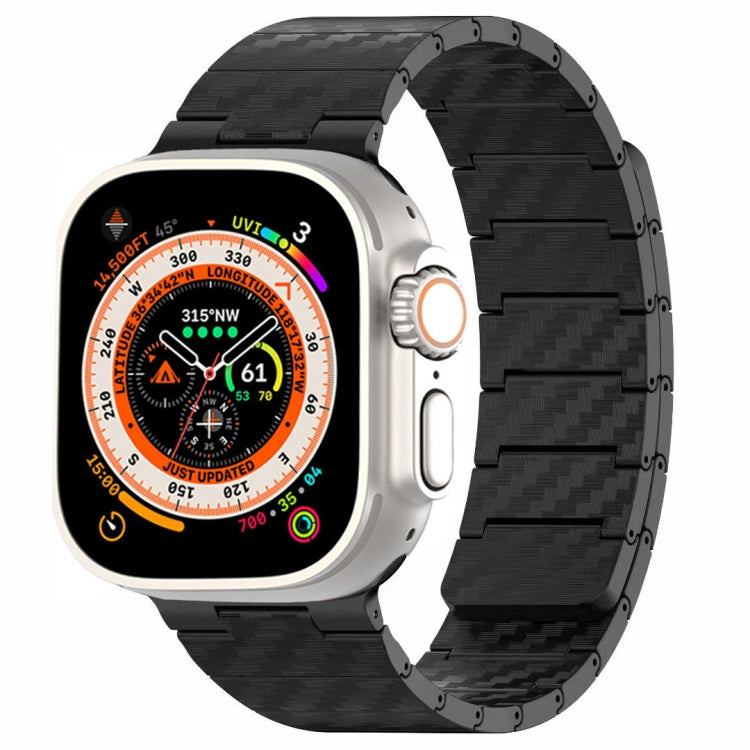 碳纖維磁吸環錶帶，適用於 Apple Watch Series 10 46mm，適用於 Apple Watch Series 10 42mm，適用於 Apple Watch SE 2023 44mm，適用於 Apple Watch SE 2023 40mm，適用於 Apple Watch Ultra 2 49mm，適用於 Apple Watch Series 9 45mm，適用於 Apple Watch Series 9 41mm