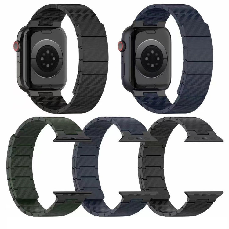 碳纖維磁吸環錶帶，適用於 Apple Watch Series 6 40mm，適用於 Apple Watch Series 6 44mm，適用於 Apple Watch Series 5 44mm，適用於 Apple Watch Series 5 40mm，適用於 Apple Watch Series 4 44mm，適用於 Apple Watch Series 4 40mm，適用於 Apple Watch Series 3 38mm