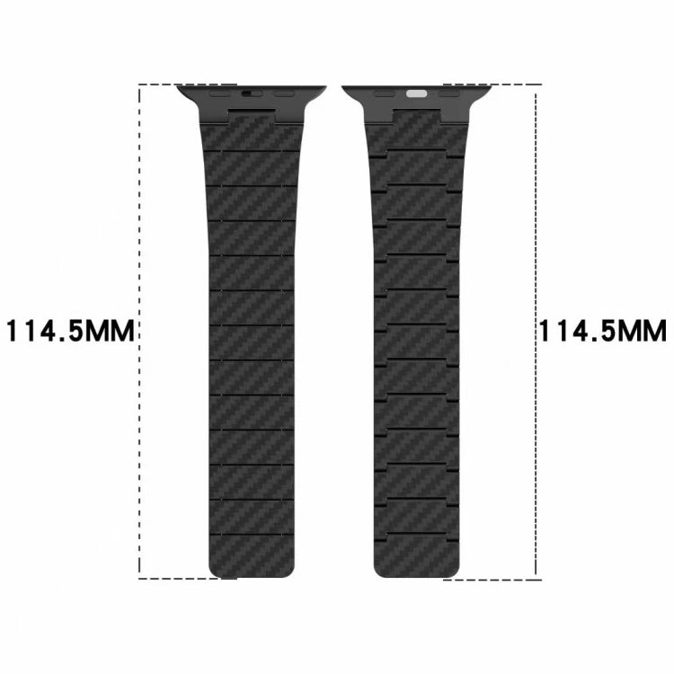 碳纖維磁吸環錶帶，適用於 Apple Watch Series 6 40mm，適用於 Apple Watch Series 6 44mm，適用於 Apple Watch Series 5 44mm，適用於 Apple Watch Series 5 40mm，適用於 Apple Watch Series 4 44mm，適用於 Apple Watch Series 4 40mm，適用於 Apple Watch Series 3 38mm