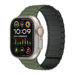 磁性環矽膠錶帶，適用於 Apple Watch Series 9 45mm，適用於 Apple Watch Series 9 41mm，適用於 Apple Watch Ultra 49mm