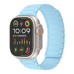 磁性環矽膠錶帶，適用於 Apple Watch Series 9 45mm，適用於 Apple Watch Series 9 41mm，適用於 Apple Watch Ultra 49mm