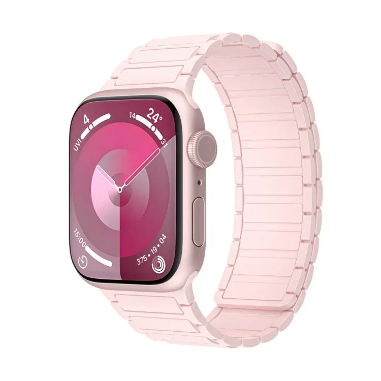 磁性環矽膠錶帶，適用於 Apple Watch SE 40mm，適用於 Apple Watch SE 44mm，適用於 Apple Watch Series 6 40mm