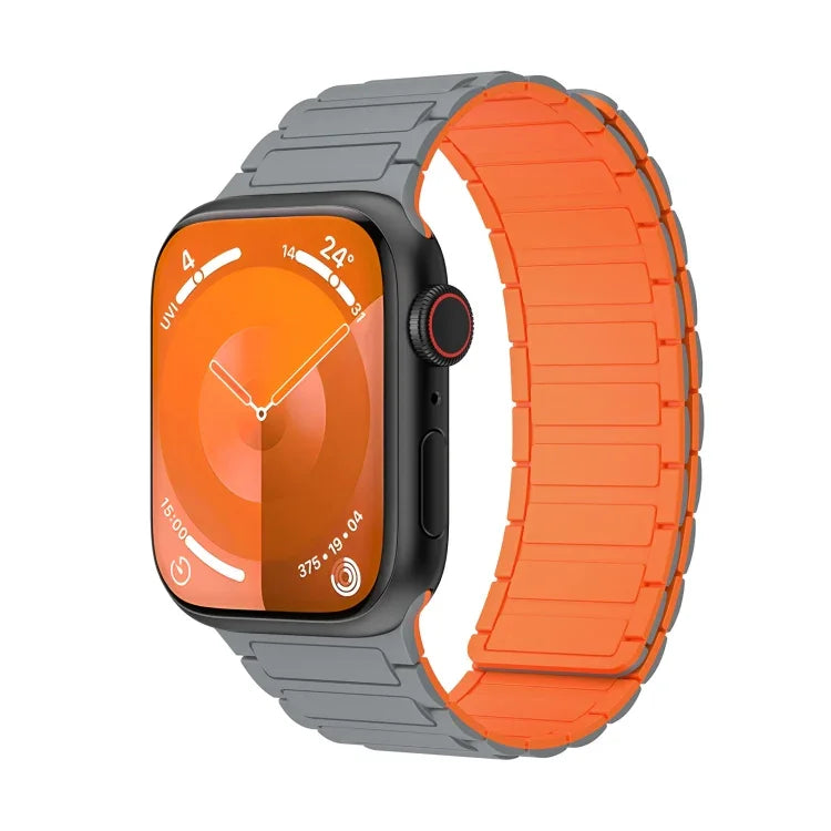 磁性環矽膠錶帶，適用於 Apple Watch Series 3 42mm，適用於 Apple Watch Series 2 42mm，適用於 Apple Watch Series 2 38mm
