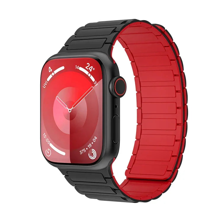 磁性環矽膠錶帶，適用於 Apple Watch SE 2023 44mm，適用於 Apple Watch SE 2023 40mm，適用於 Apple Watch Ultra 2 49mm
