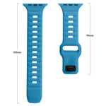 方扣條紋矽膠錶帶，適用於 Apple Watch SE 2023 44mm，適用於 Apple Watch SE 2023 40mm