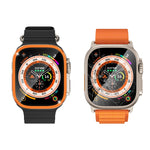 鋁合金框架一體化鋼化膜，適用於 Apple Watch Ultra 49mm