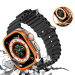鋁合金框架一體化鋼化膜，適用於 Apple Watch Ultra 49mm