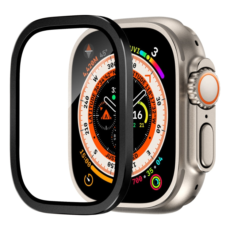 鋁合金框架一體化鋼化膜，適用於 Apple Watch Ultra 49mm