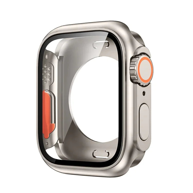更換為 Ultra 49mm 全包覆膜混合 PC 錶殼，適用於 Apple Watch Series 6 / 5 / 4 / SE 44mm，適用於 Apple Watch Series 6 / 5 / 4 / SE 40mm，適用於 Apple Watch Series 9 / 8 / 7 45mm，適用於 Apple Watch Series 9 / 8 / 7 41mm