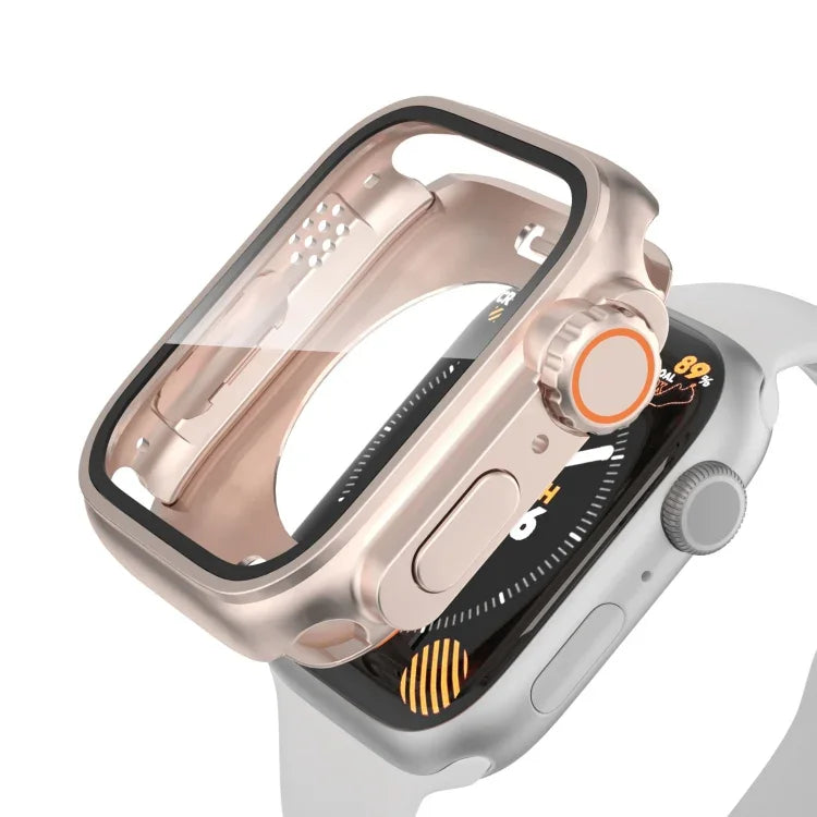 更換為 Ultra 49mm 防水全包覆膜混合 PC 錶殼，適用於 Apple Watch Series 6 / 5 / 4 / SE 44mm，適用於 Apple Watch Series 6 / 5 / 4 / SE 40mm，適用於 Apple Watch Series 9 / 8 / 7 45mm，適用於 Apple Watch Series 9 / 8 / 7 41mm