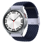 尼龍編織金屬扣錶帶，適用於 Samsung Galaxy Watch 6 / 6 Classic